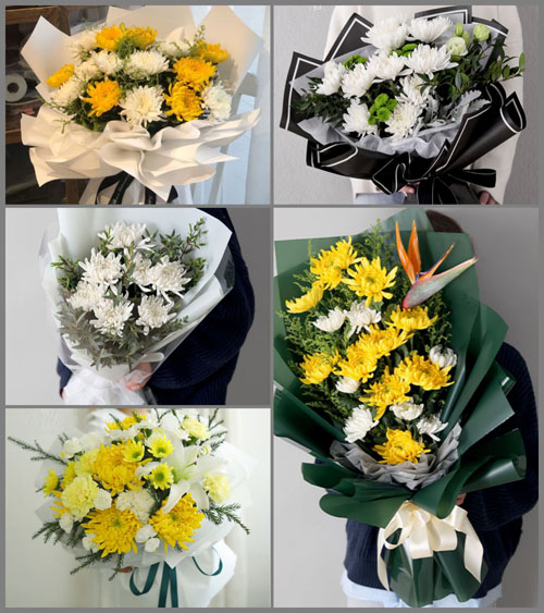 贵州铜仁市松桃县迓驾镇坝德村白事花束代送
